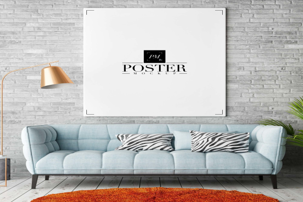 Room Interior Poster Mockup