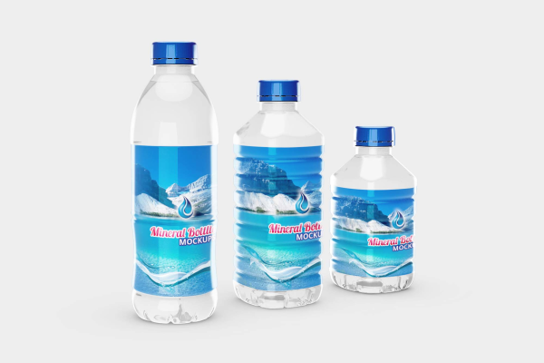 Mineral Bottles Mockups