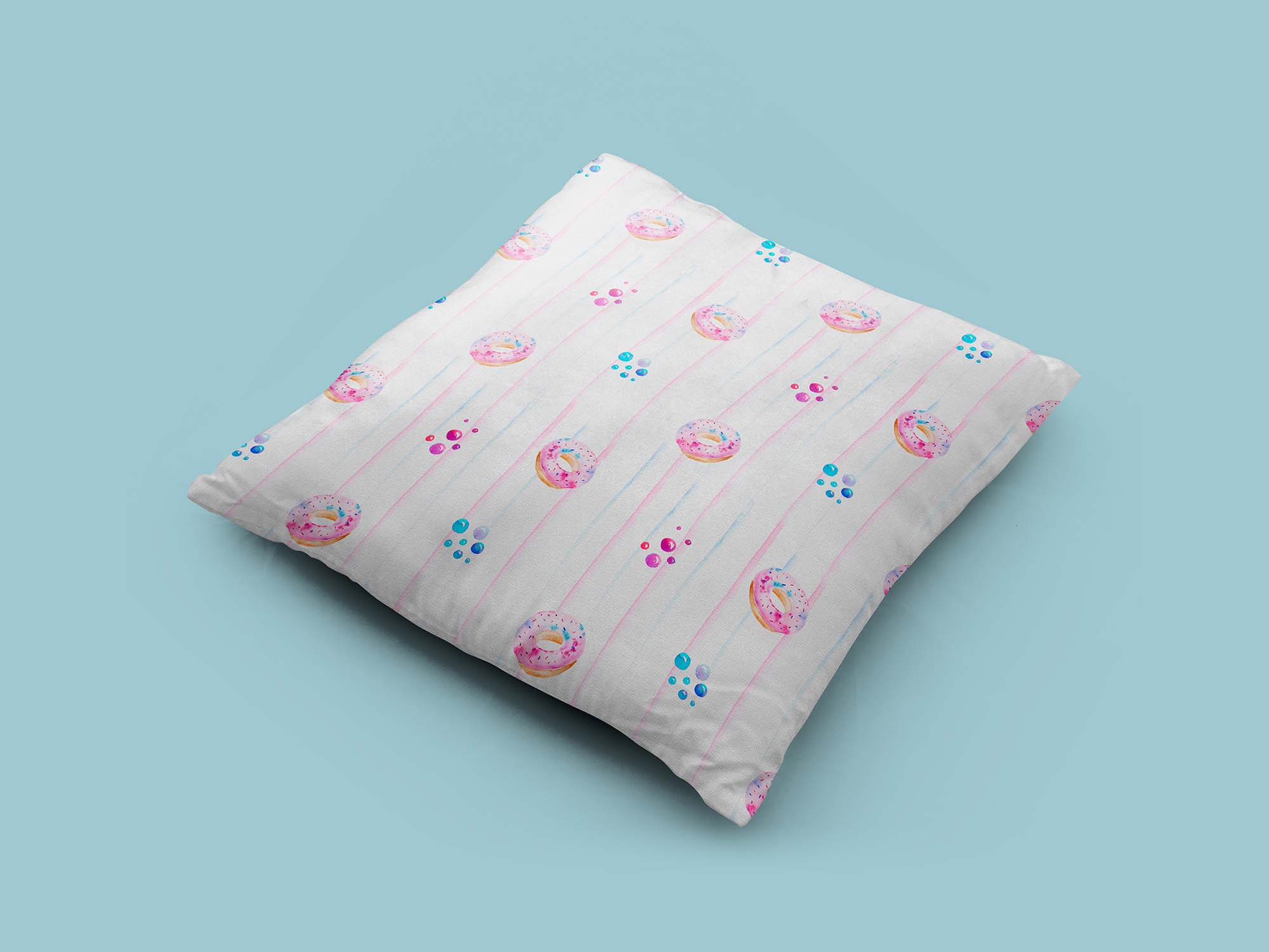 Square Pillow Mockup