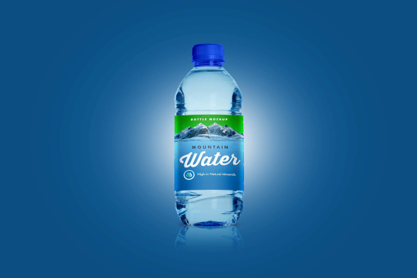 New Water Bottle Mockup