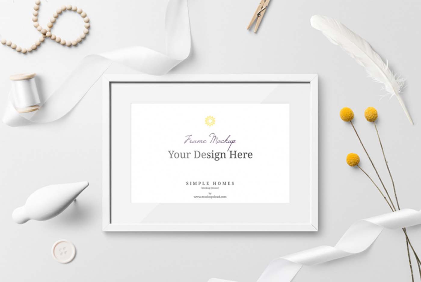 Simple Frame Scene Mockups