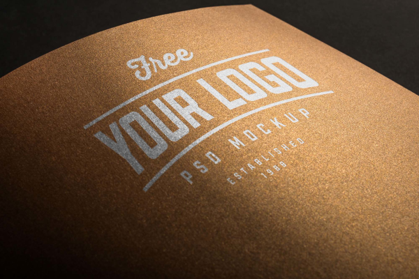 Paper Printed Logo Mockups