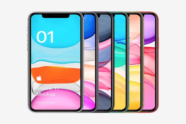 All Colors iPhone 11 Mockup