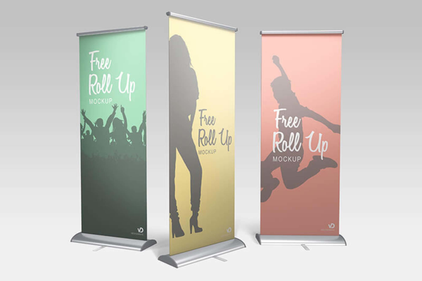 Roll Up Banner Mockup