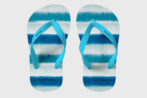 Flip Flops Beach Slippers Mockup