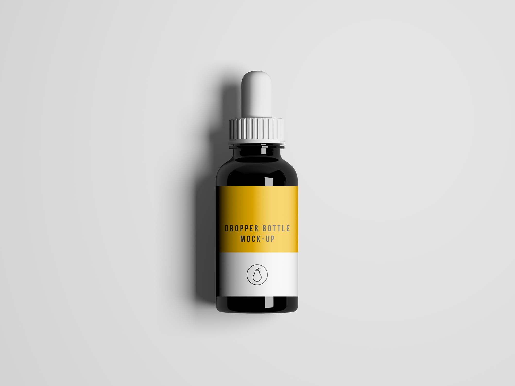 Simple Dropper Bottle Mockup