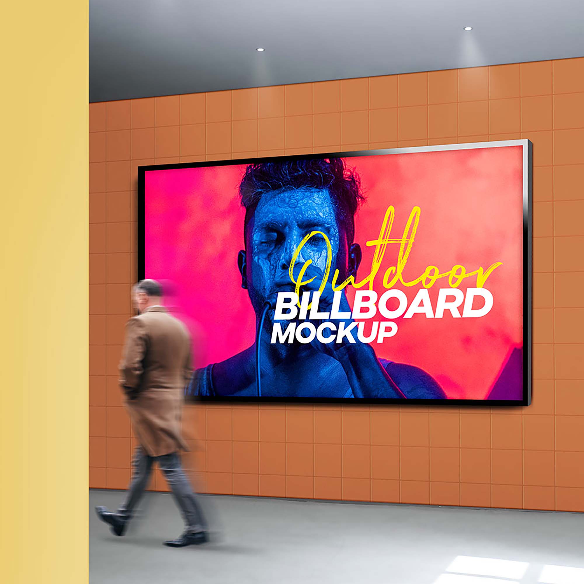 Outdoor Billboard Mockup
