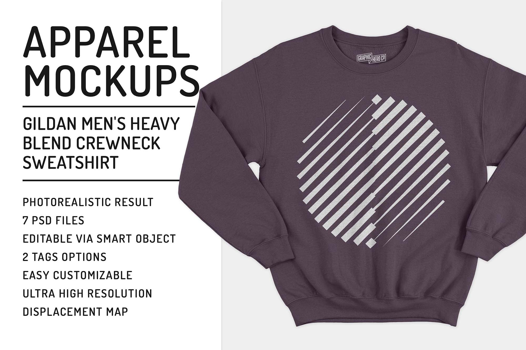 Crewneck Sweatshirt Mockups