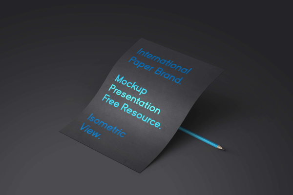 International Branding Paper Mockup