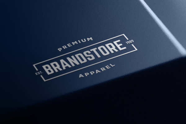 Metal Branding Logo Mockup