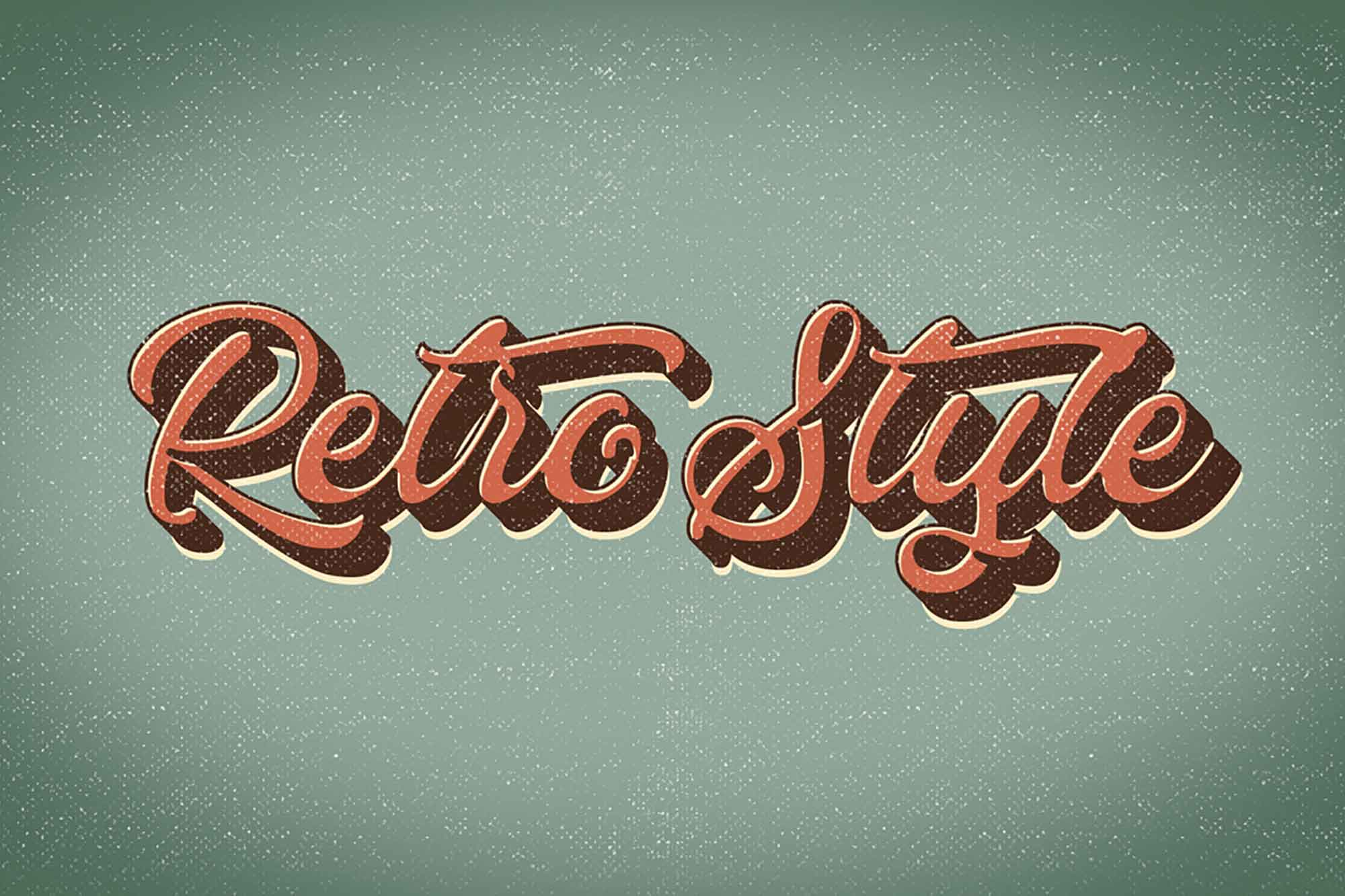 Retro Vintage Text Effect