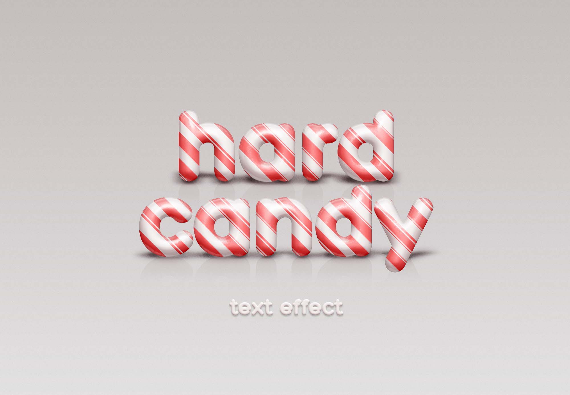 Candy Cane Text