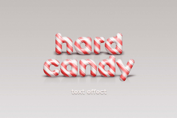 Candy Cane Text