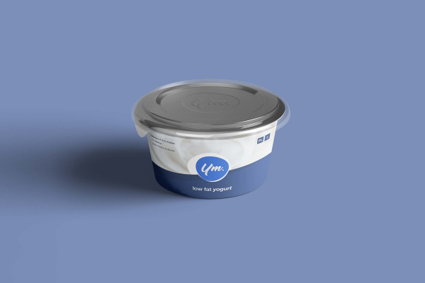 Yogurt Package Mockup