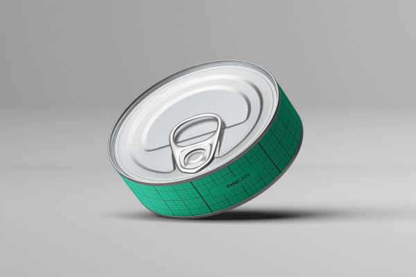 Short Tin Can Mockup