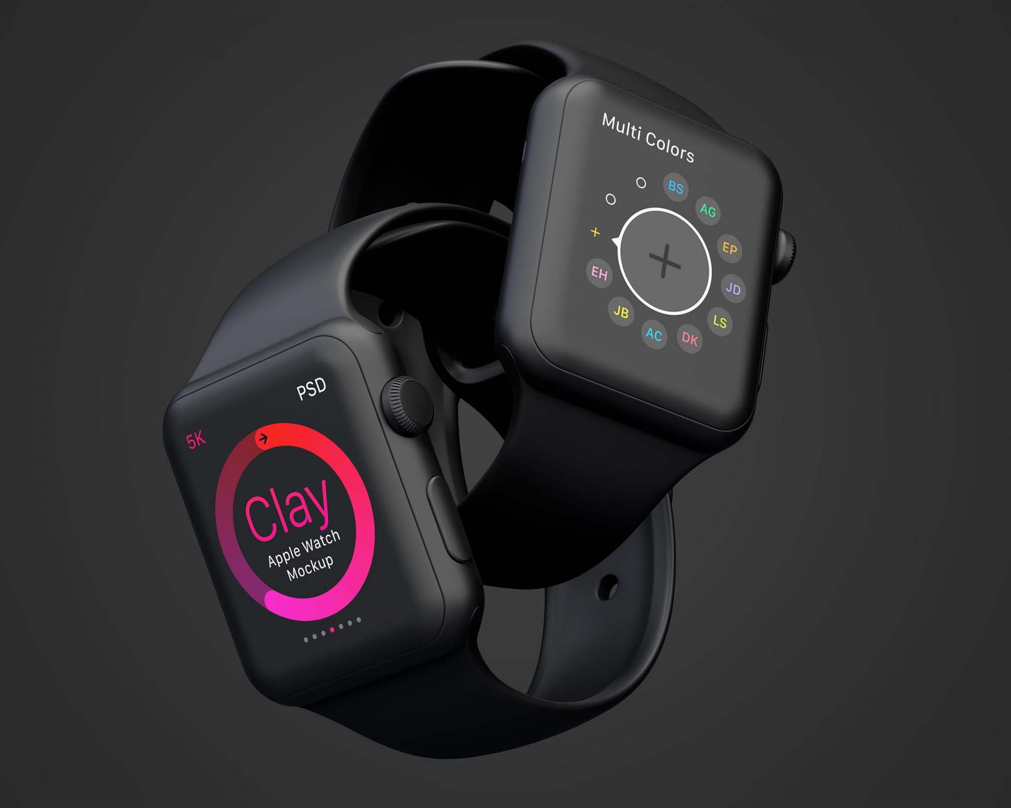 Clay Apple Watch Mockup