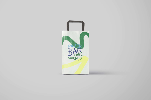 Ordinary Paper Bag Mockup