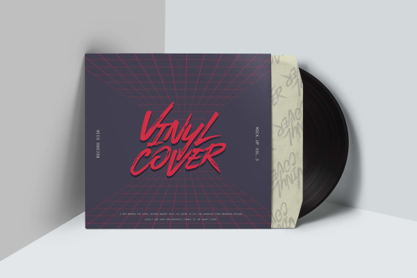Typical Vinyl Record Mockup