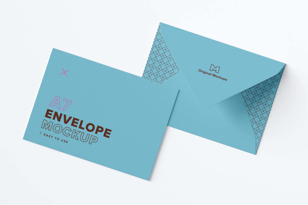 Envelope A7 Mockup