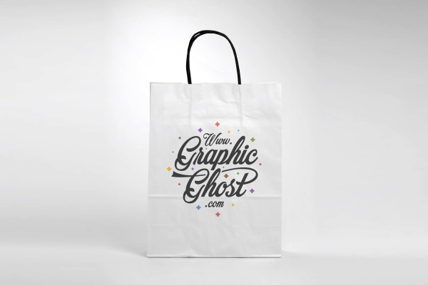 New Realistic Paper Bag Mockup