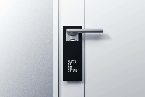 Classical Door Hanger Mockup