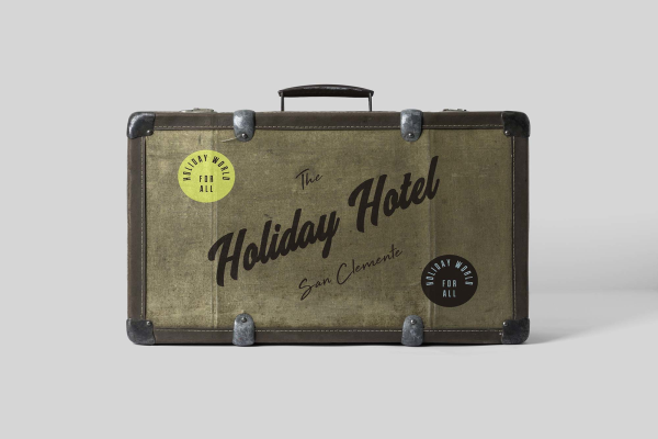 Oldfashioned Suitcase Mockup