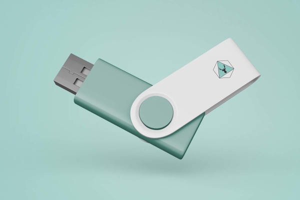 USB Card Mockup