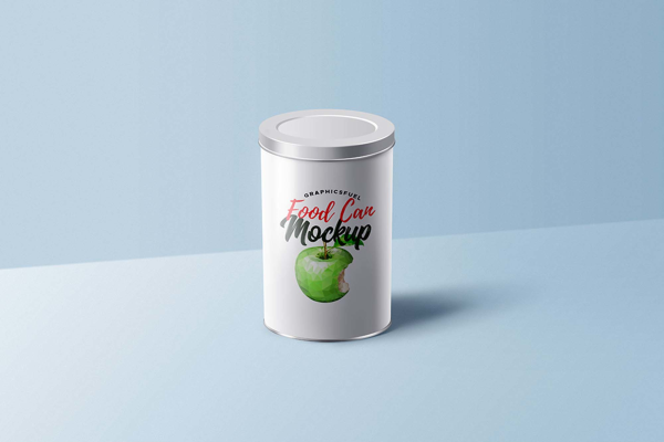 Ordinary Food Can Mockup