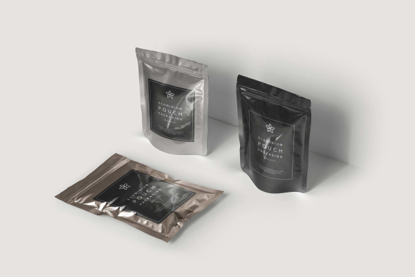 Metal Foil Pack Mockup