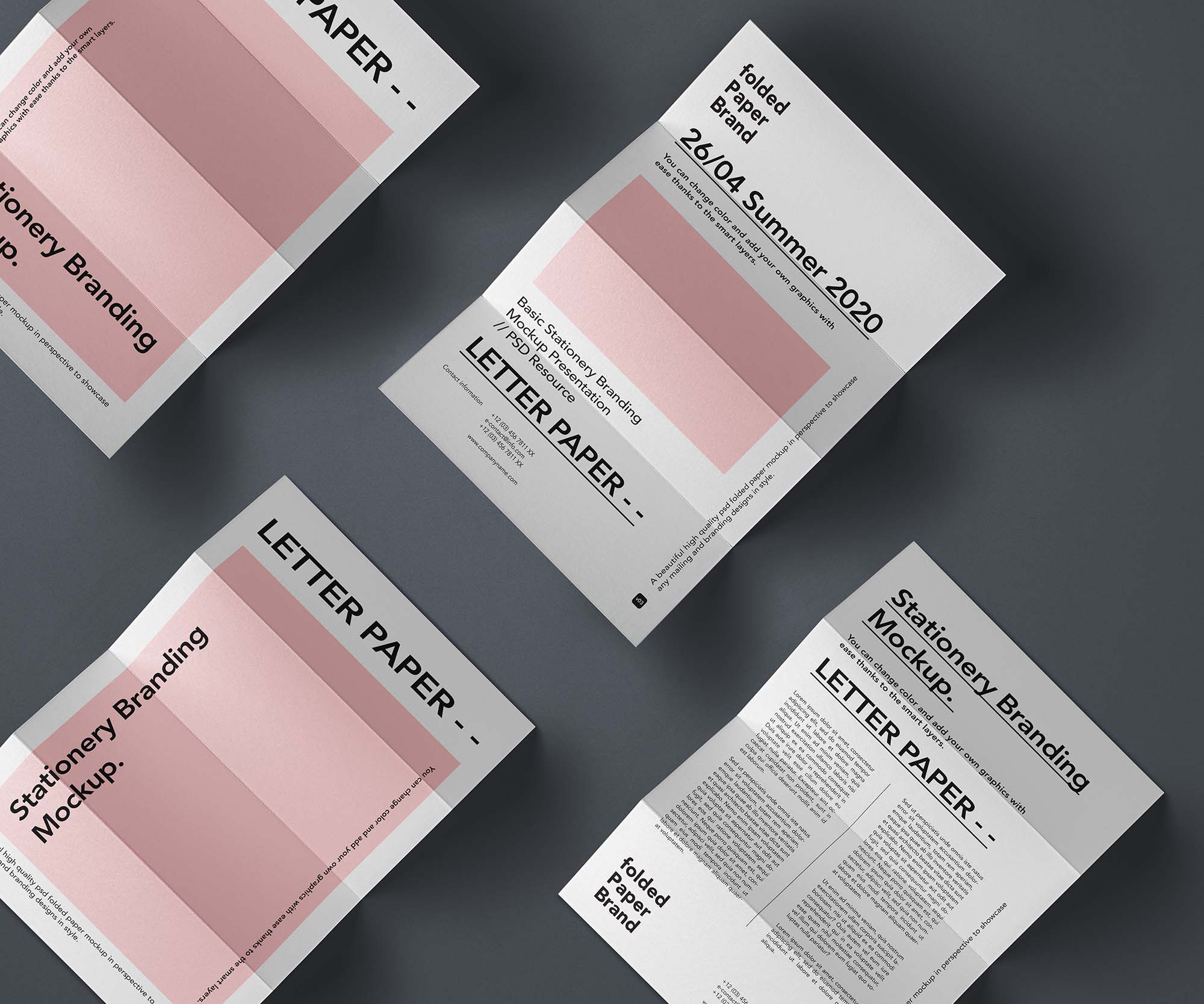 Paper Letter Mockup