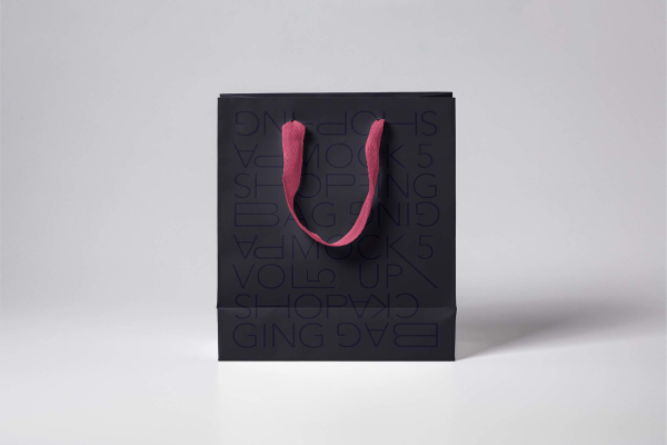 Fashion Front Shopping Bag Mockup