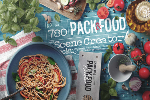 Lunch Scene Creator Mockup