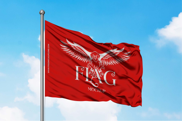 Ordinary Flag Mockup
