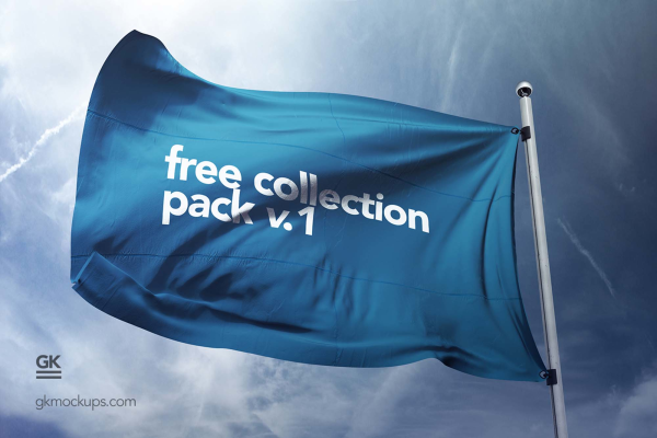 Super Realistic Flag Mockup