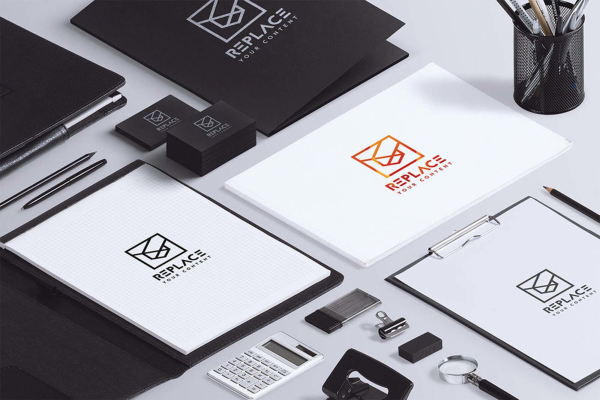 New Isometric Stationery Mockup