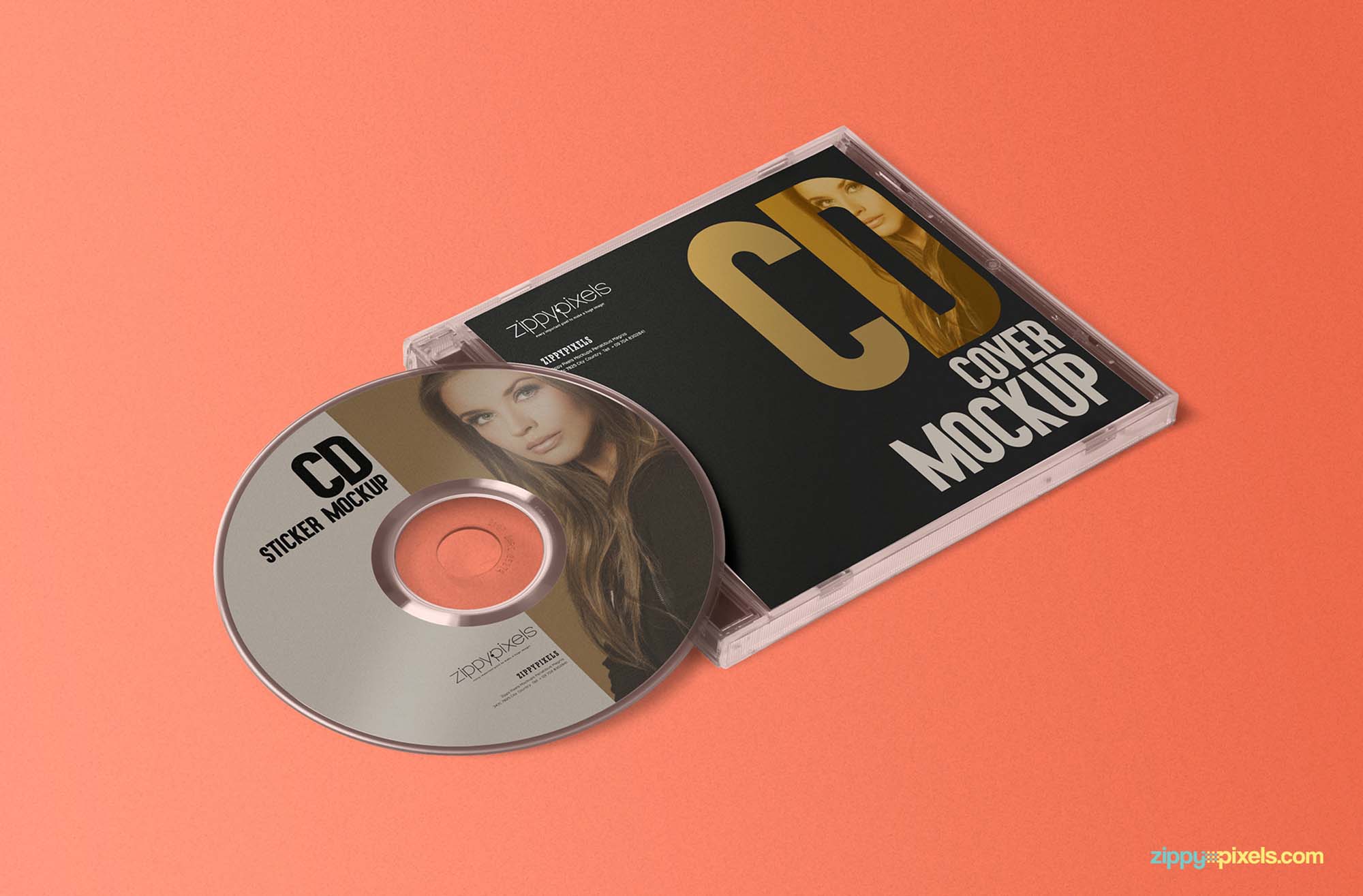 Typical CD Case Mockup