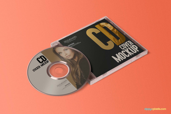 Typical CD Case Mockup