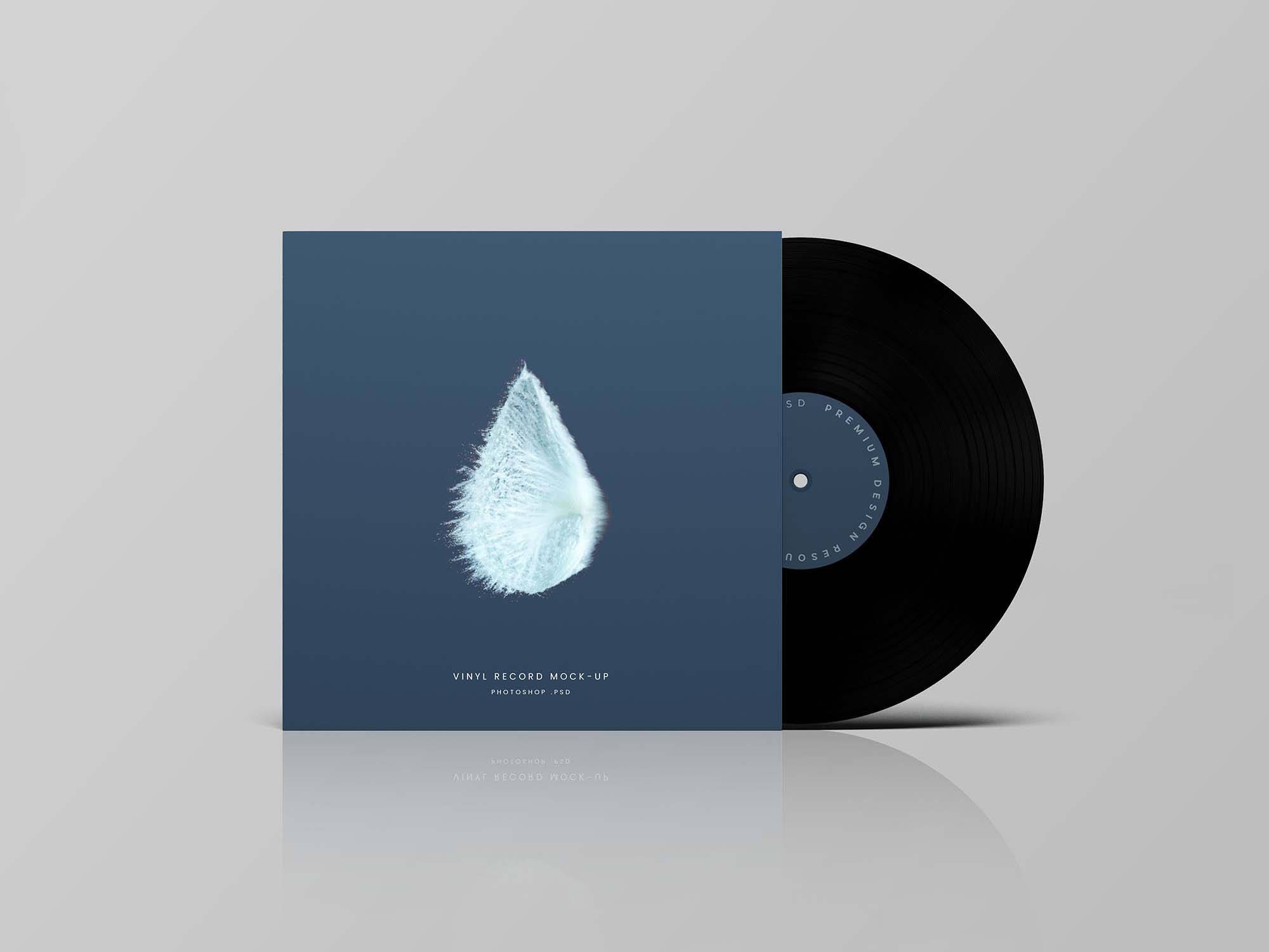 Stylish Vinyl Record Mockup