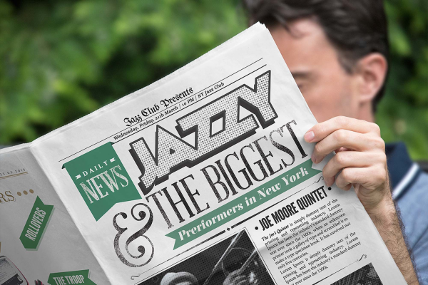 New Photorealistic Newspaper Mockup