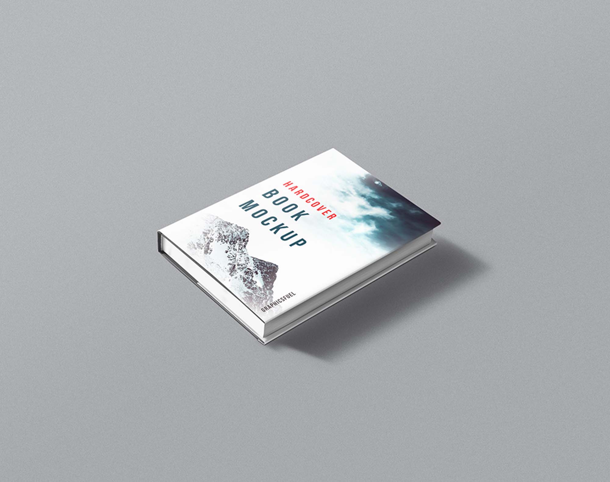 Top Hardcover Book Mockup