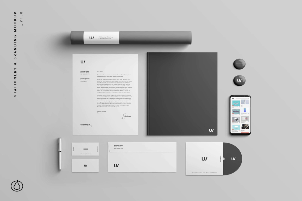 Typical Stationery Branding Mockup