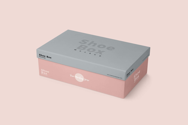 Original Shoe Box Package Mockup