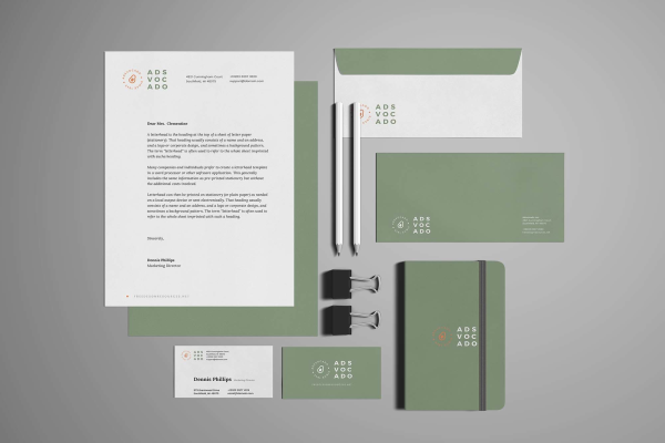 Original Stationery Branding Mockup