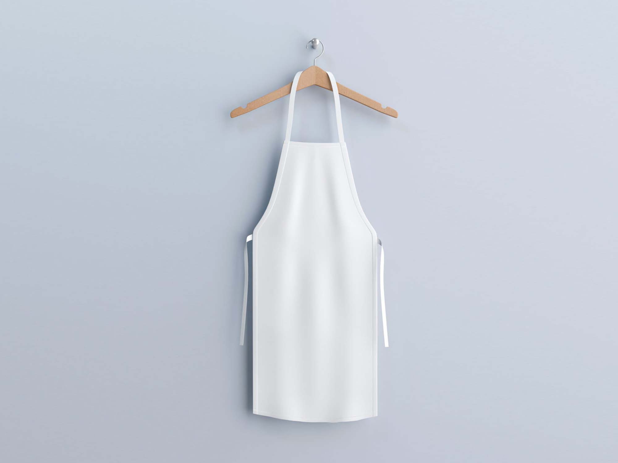 White Apron Mockup