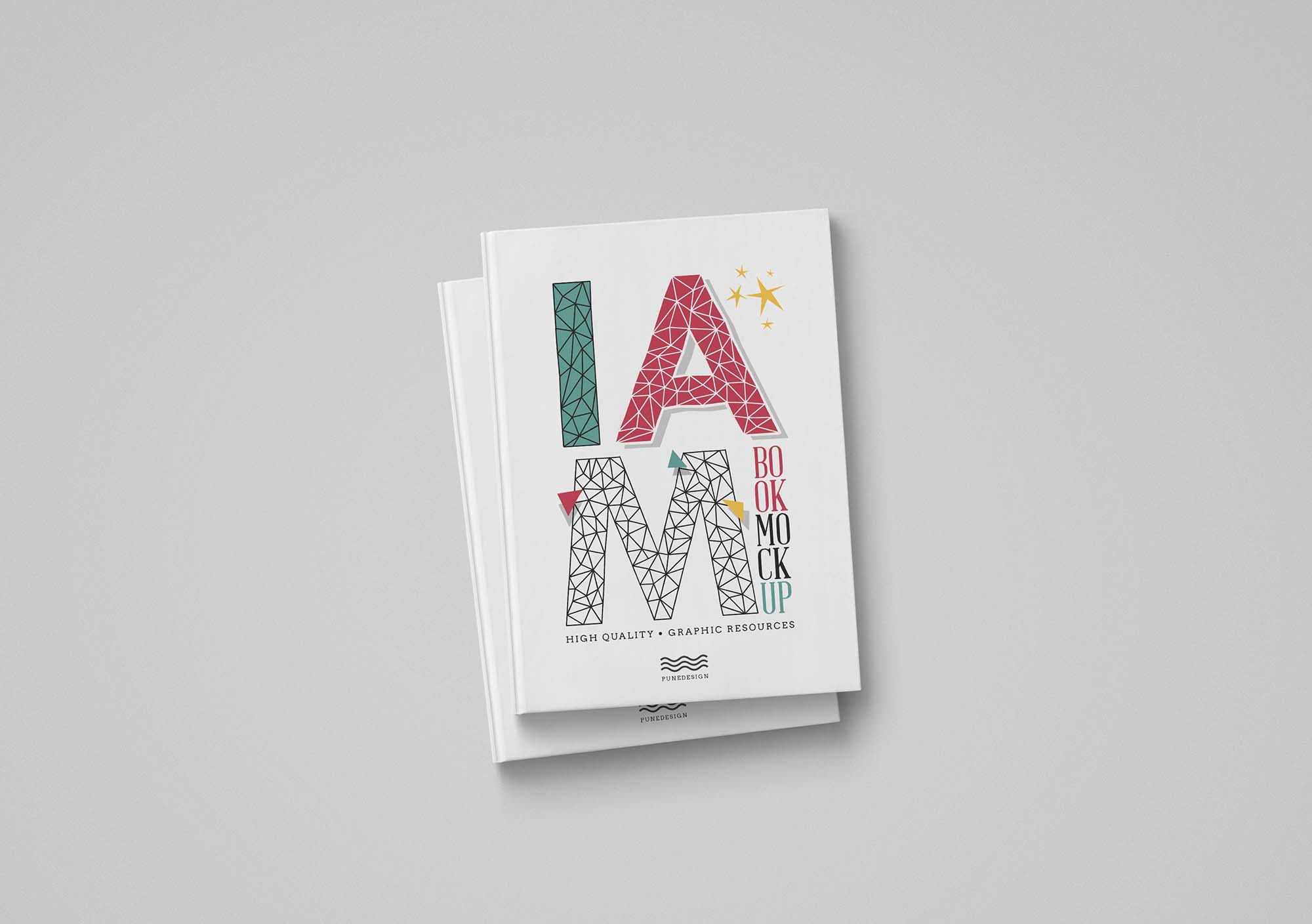 White Hardcover Book Mockup