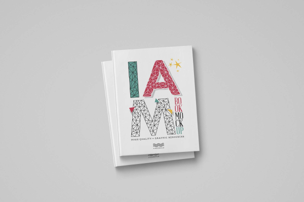 White Hardcover Book Mockup