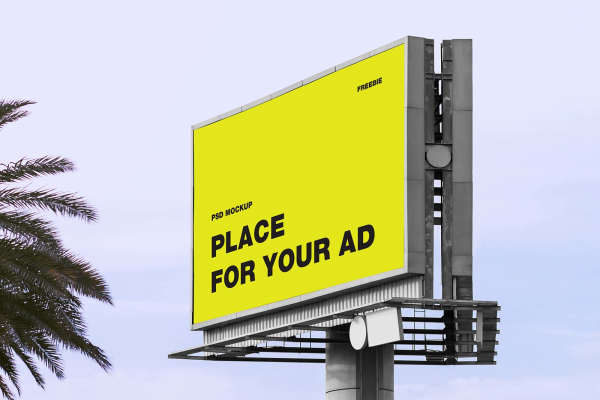 Best Outdoor Advertising Billboard Mockup