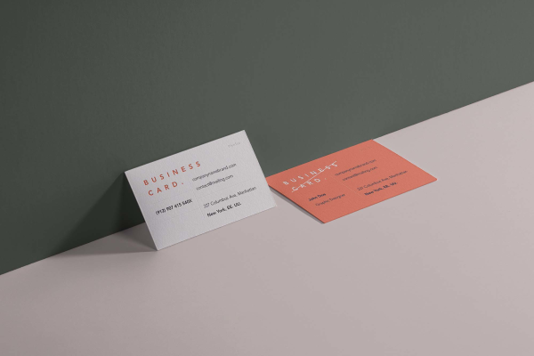 New Business Card Branding Mockup