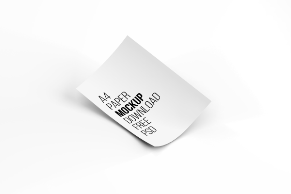 Original Paper A4 Mockup