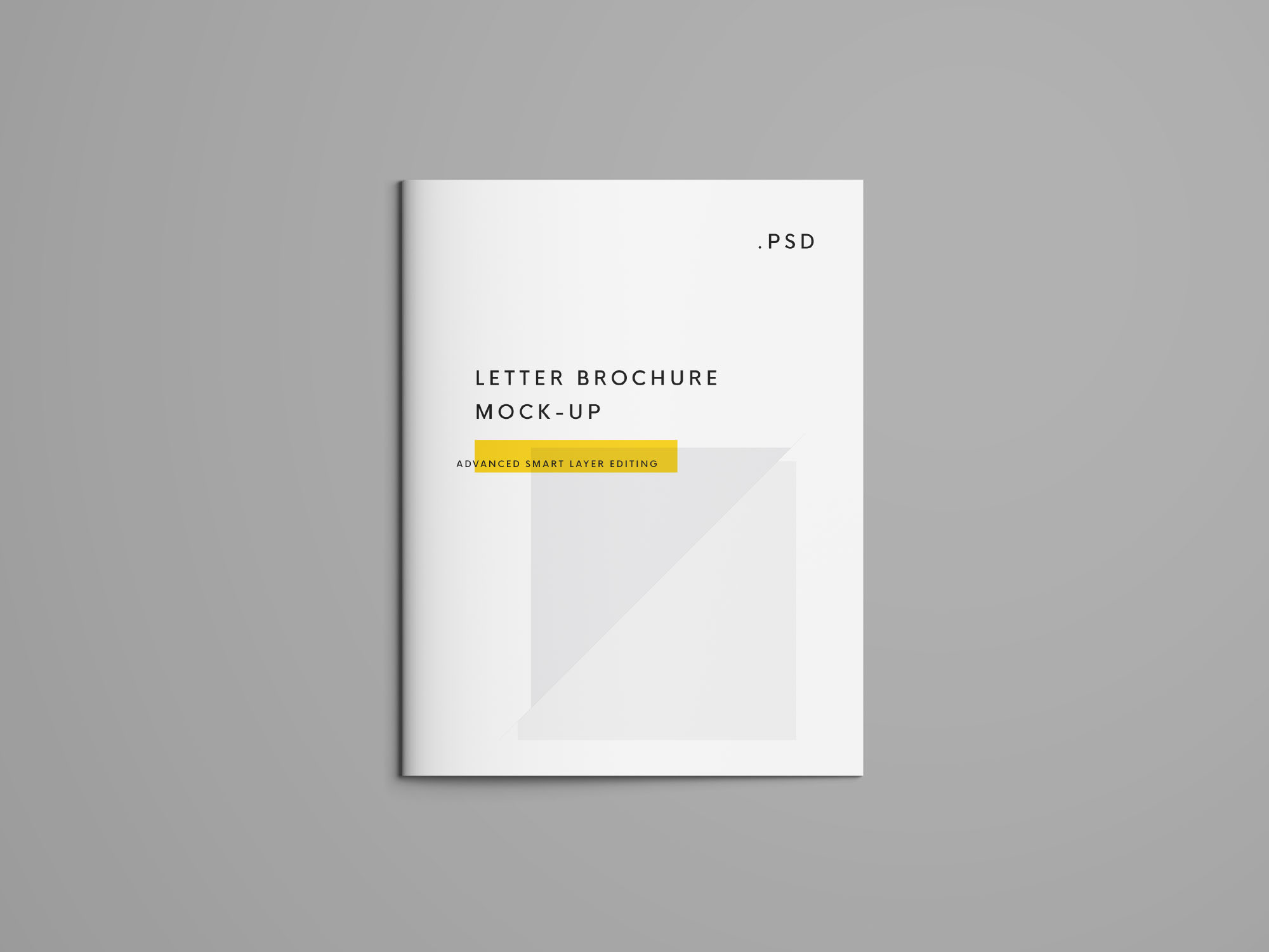 US Letter Brochure Mockup